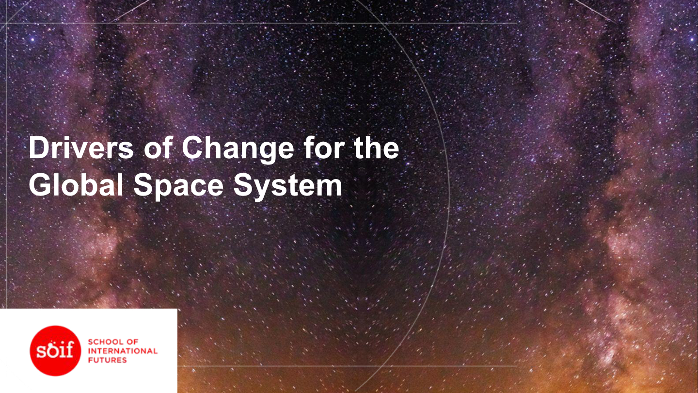 Cover SOIF Drivers Deck ESA space futures