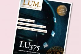 An edition of Lund University Magazine from the year 2041